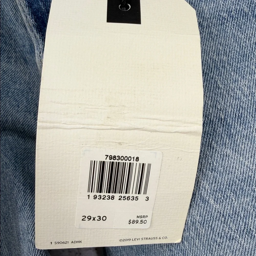 Levi's Premium 501® '93 Straight Fit Stretch Jeans Men's 29x30 Light Wash $89.50